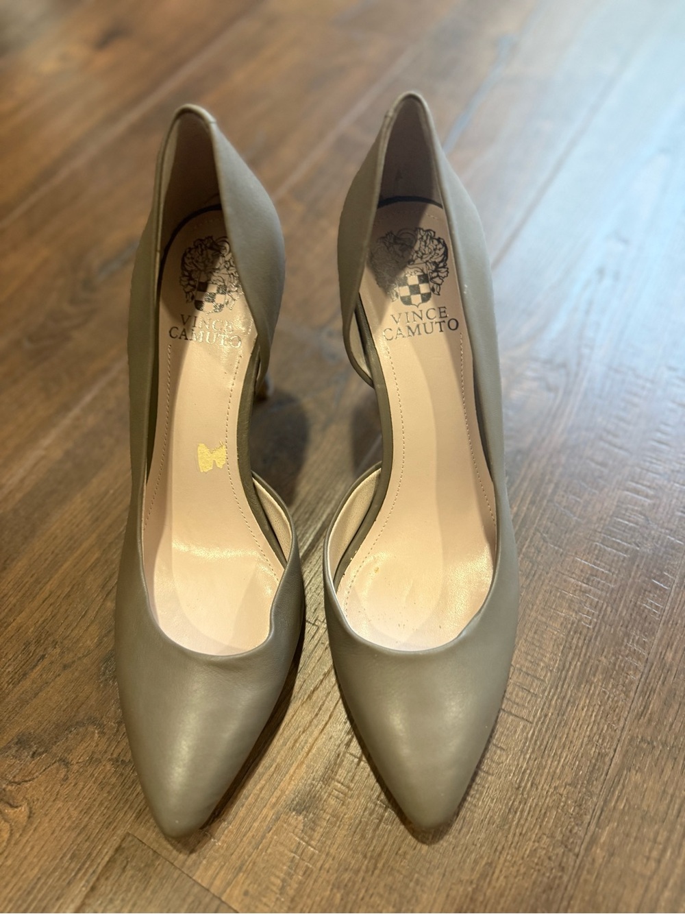 Vince Camuto Women's Pointed D'Orsay Pumps in Taupe
